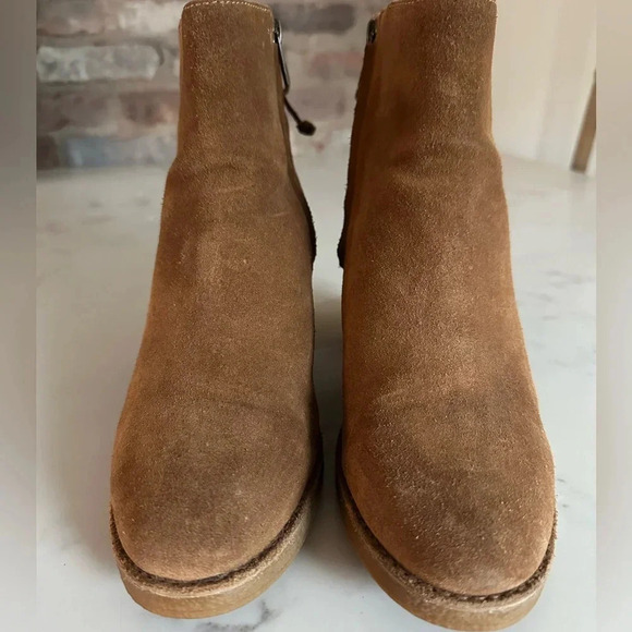 UGG Corinne Suede Boot Chestnut Size 9-SH08 - Picture 3 of 14